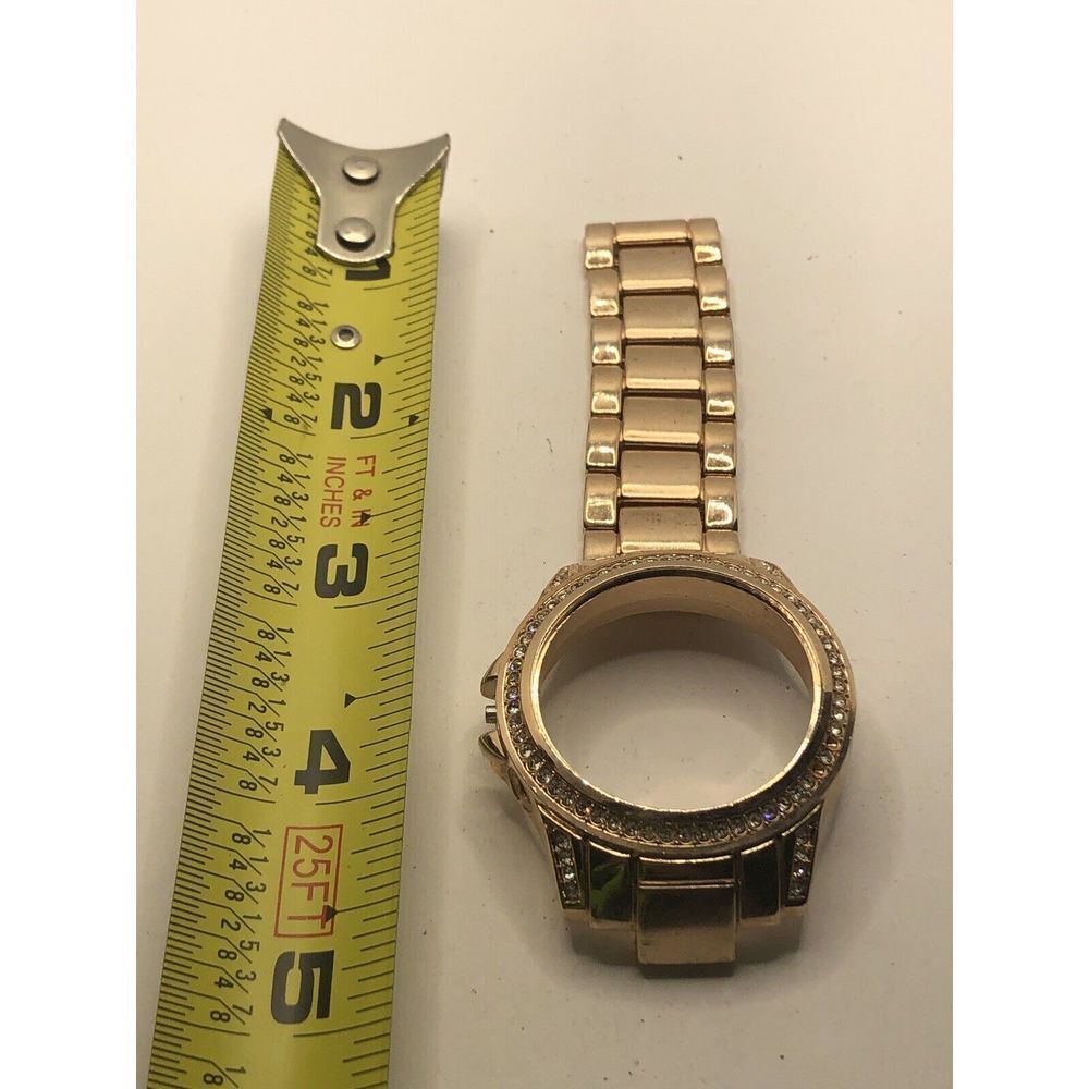 Michael Kors Watch Parts Case 40mm Band 20mm Rose Gold Links No Crystal GY310